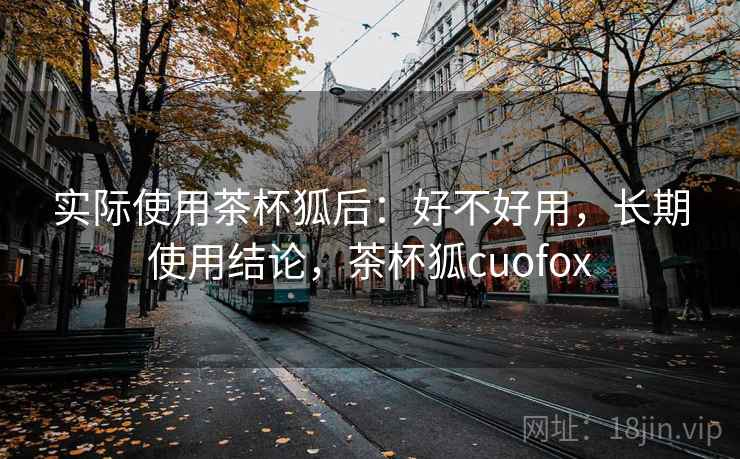 实际使用茶杯狐后:好不好用,长期使用结论,茶杯狐cuofox 实际使用茶杯狐后:好不好用,长期使用结论,茶杯狐cuofox