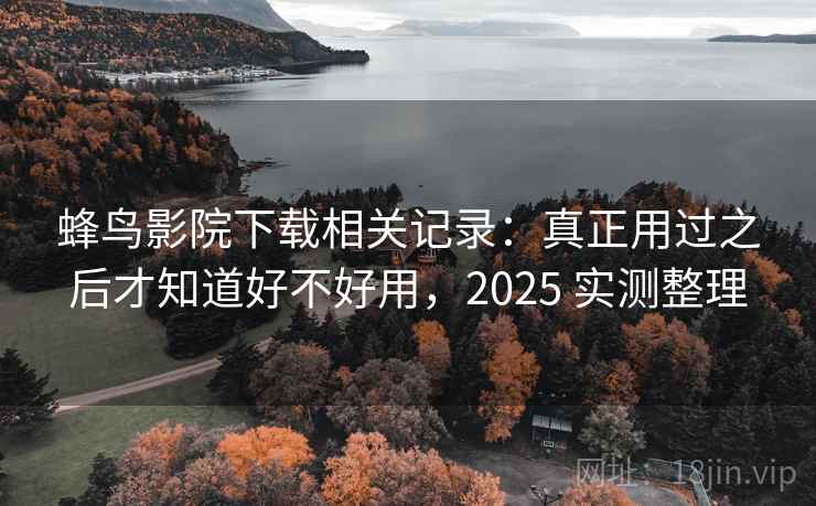 蜂鸟影院下载相关记录：真正用过之后才知道好不好用，2025 实测整理