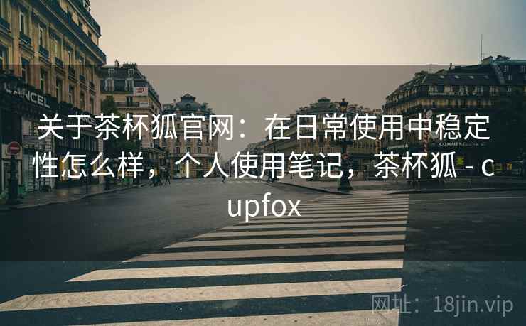 关于茶杯狐官网：在日常使用中稳定性怎么样，个人使用笔记，茶杯狐 - cupfox